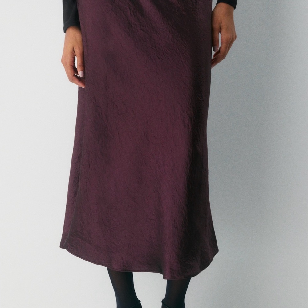 Babaton Deep Purple Midi Skirt